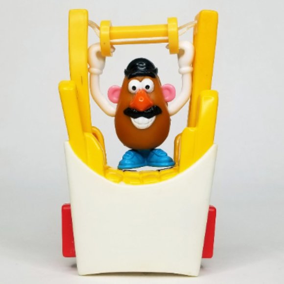 Mr. Potato Head Other - 1998 Burger King Mr. Potato Head Fry Flyer Acrobat Action Toy